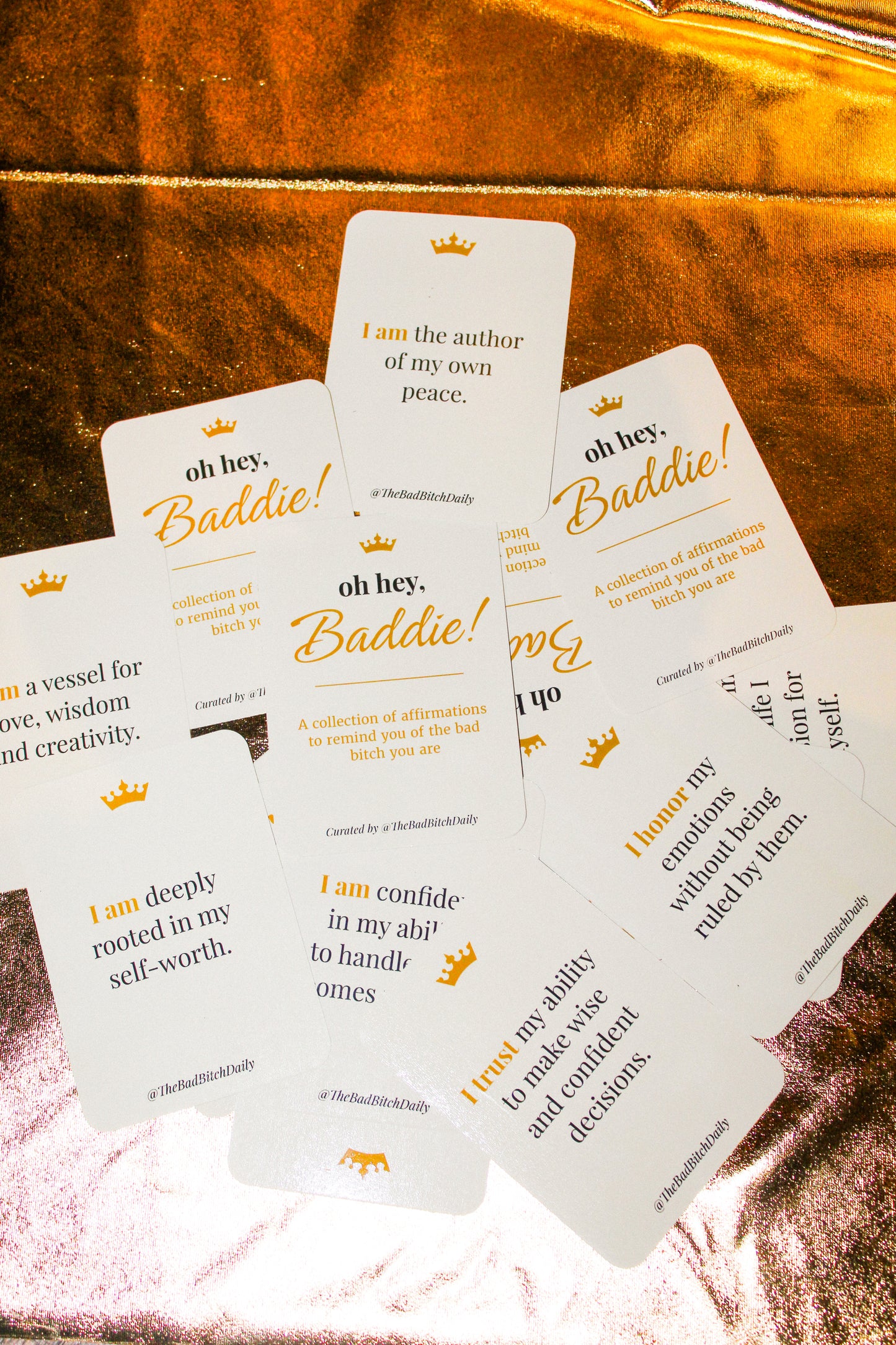 oh hey, Baddie! Affirmation Deck
