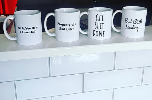 Pre-Order: “GET. SHIT. DONE." Ceramic Coffee Mug